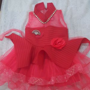 Royal Red Touch Frock