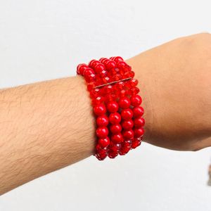 Red Pearl Bangle