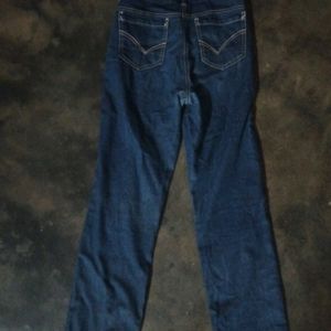 Blue Jeans With Waist Adjustable