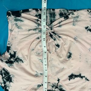 Tie Dye Pink Crop Top