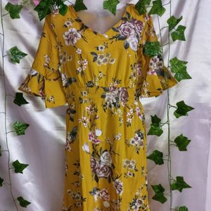 Floral Printed Cute Dress