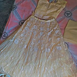 Light Yellow Lehenga