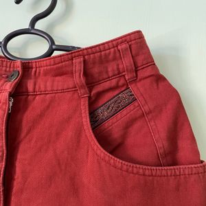 Vintage Detailed Trousers