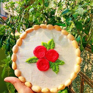 Beautiful Rose Embroidery hoop