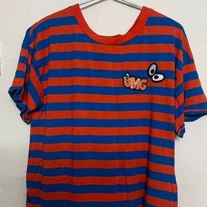 Regular striped T Shirt ( Multicolored )