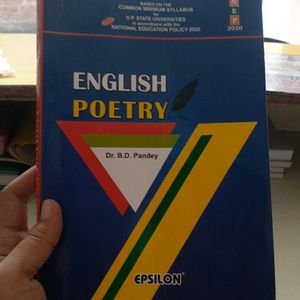 English Poetry Book