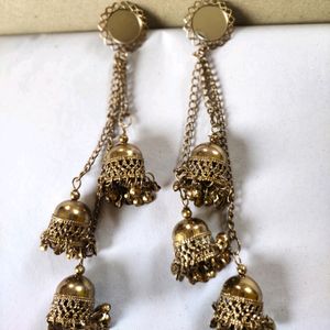 New Stylish 199 Only Golden Earrings