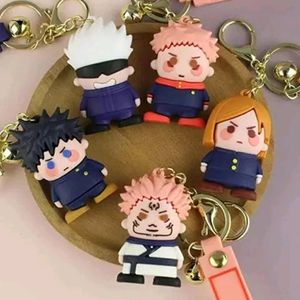 Jujutsu Kaisen Anime Chibi Keychain Set