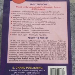 S. Chand Chemistry Deep Understand Conceptual Book