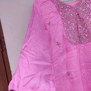 Designer Pink Kurta