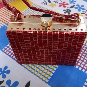 Red Hot Designer Bridal Bag