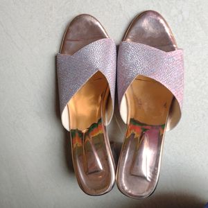 Pink Sparkles Heels Sandel