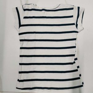 Printresty Black & White STRIP TOP