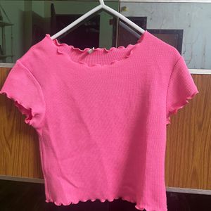 only Crop Ribbed Top