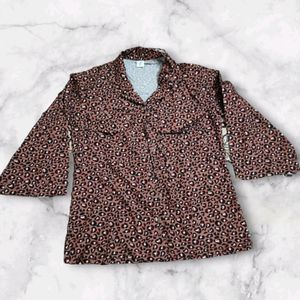 SSS Animal Print Oversized Shirt