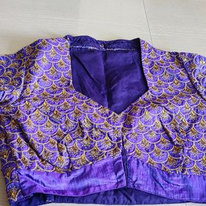 Stitched Blouse With Heavy Ebroidery