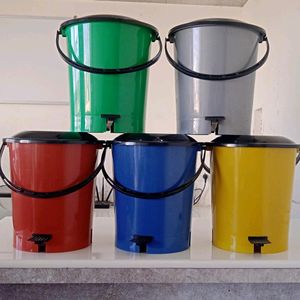 5 Pieces Dustbin 10 Lit