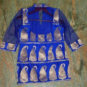 Blue Kurta For Womens