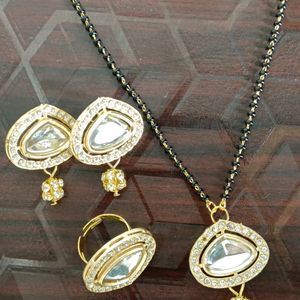 Kundan Mangalsutra Set