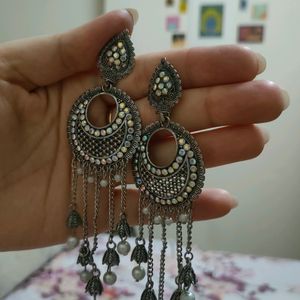 Multicolored Oxidised Earrings