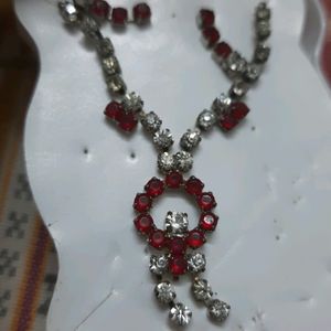 Red white Jewellery Set For Kids And Adults