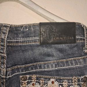 Bootcut Embroidery Jean