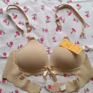 Nude Bow bra🎀