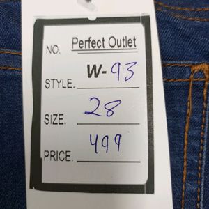 W-93 Size 28 Straight Women Denim Jeans