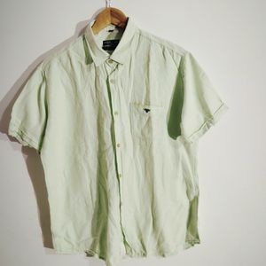 Pista Green Half Shirt For Men
