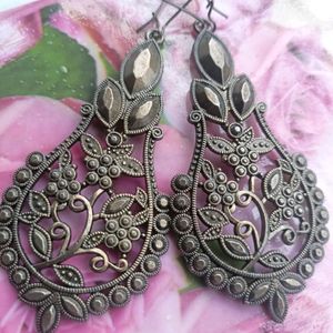 Traditional Oxidised Earrings