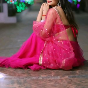 Rose Pink Lahnga Choli