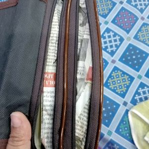 Pouch for school contain three Zip