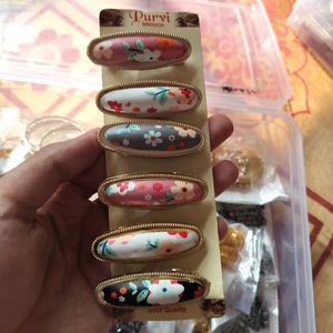 Set Of 7 Saree Pins