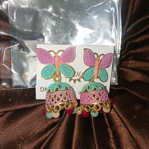 Beautiful Butterfly Jhumka 🆕👌