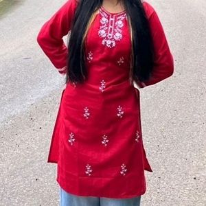 Red Kurthi For Women