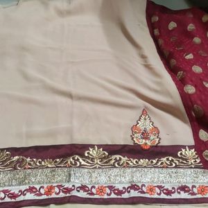 New unused saree with blouse size32