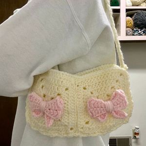 Crochet Bow 🧶 Shoulder Bag