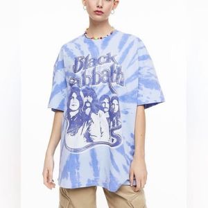 H&M Oversized Black Sabbath Tee