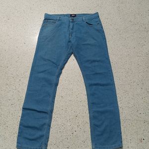 Stylish Men Light Blue Denim