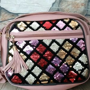 Multi Coloured Sling Bag