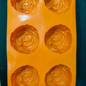 Rose Shape Silicon Mould For Multipurpose Use