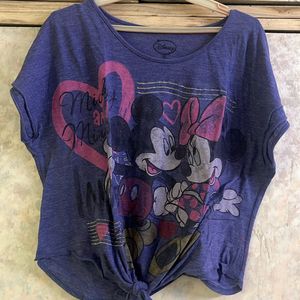 Disney Mickey Mouse Purple Top