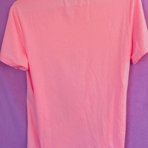 Womens Cut Peach Top