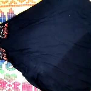 Black Full Length Kurti