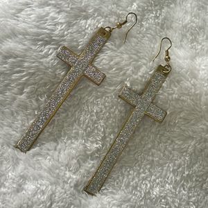 Cross Western Earrings