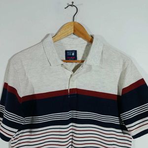 Multi Color Stripes T-Shirt For Men's