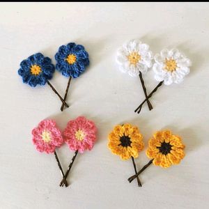 Crochet Flower Pin (4)