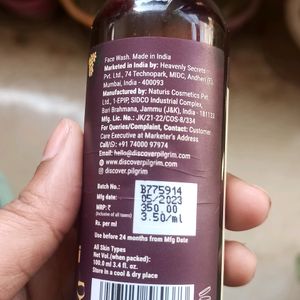 Red Wine Face Wash With Vit C& D