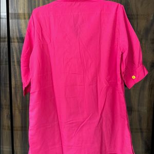 Pink Oversized/ Long Shirt