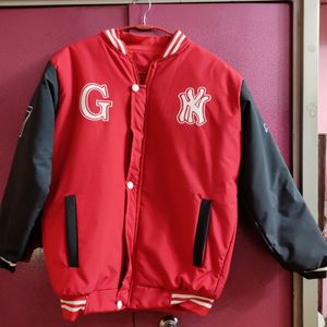 Trending🔥🔥 Versity Jacket  Red And Black Colour